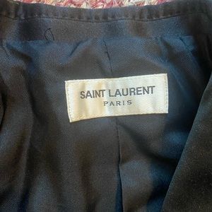 Saint Laurent velvet blazer